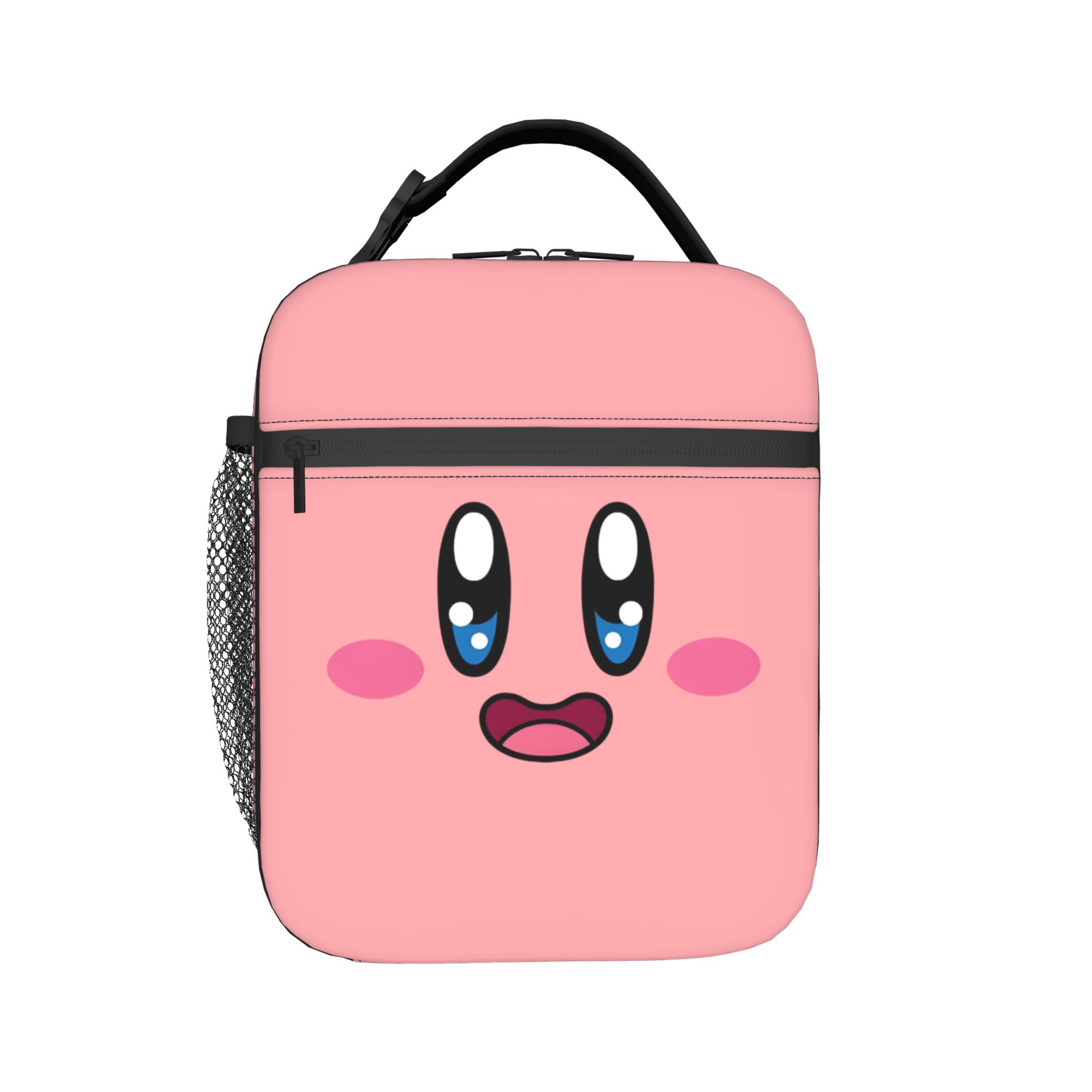 Meal Prep Bag - Benutzerdefinierte K-Kirbys wiederverwendbare Lunchboxen, wasserdicht, Kawaii-Cartoon-Puppe,