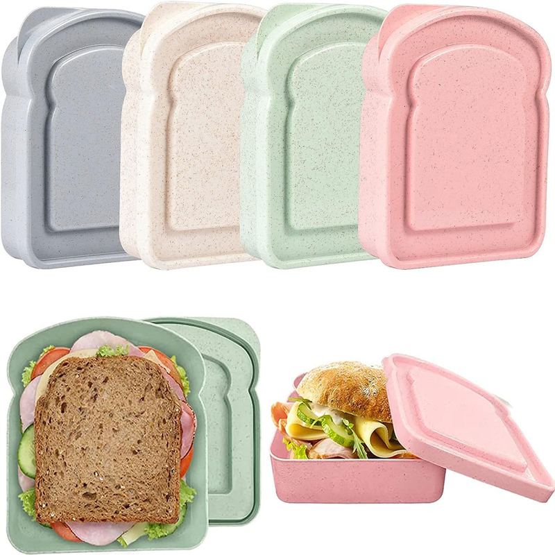Meal Prep Tupperware - Sandwich behälter Lunchbox Toast Aufbewahrung sbox
