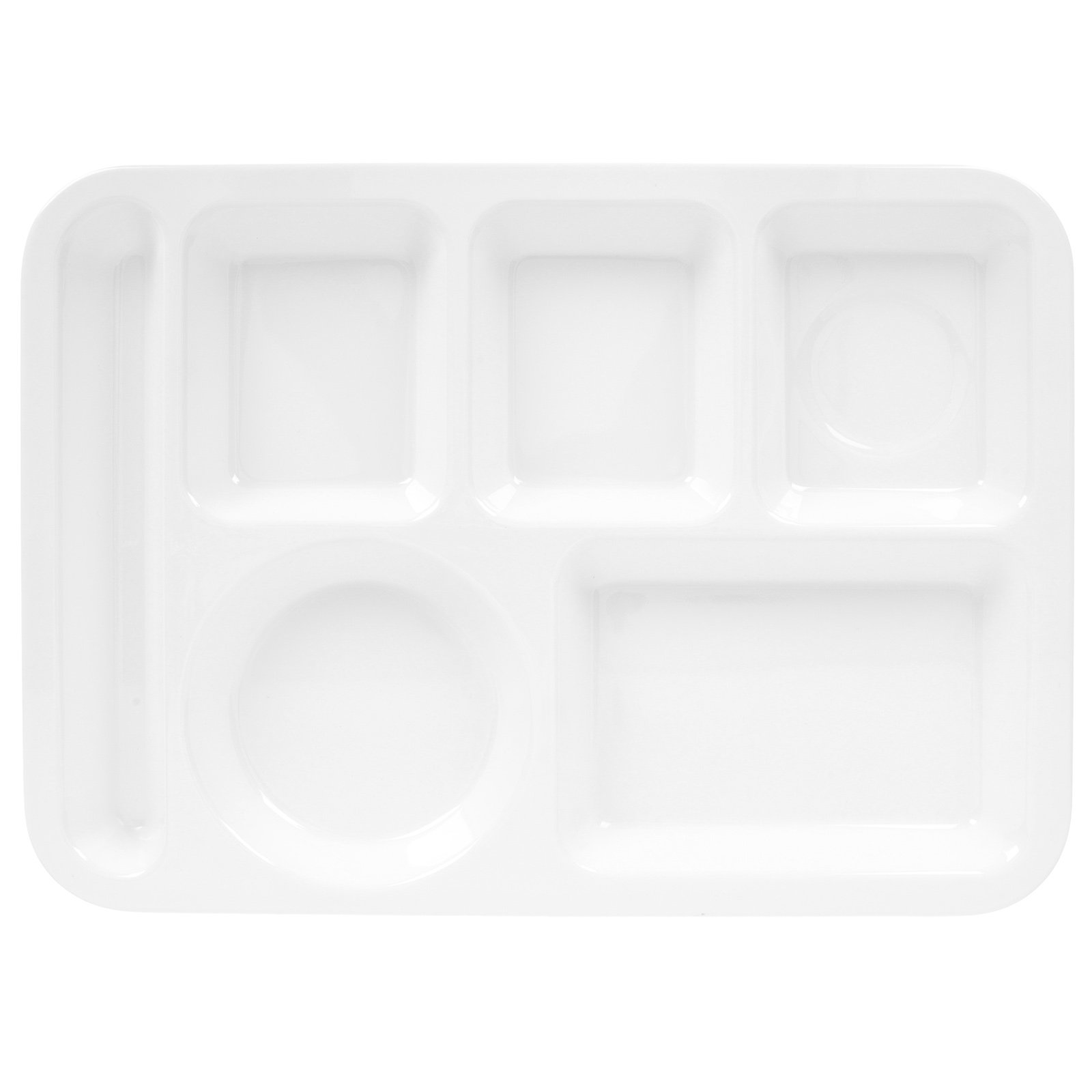 Meal Prep Healthy Lunch - 6-Fach Unterteilter Frühstücksteller, Multi-Gitter Portionkontroll-Servierteller für