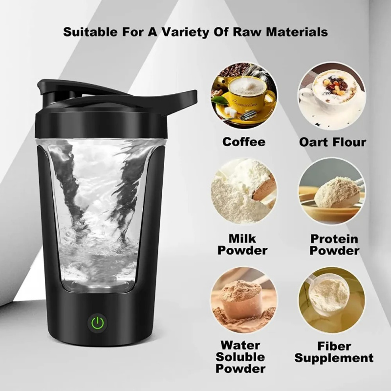 Meal Preparation - Shaker Cup USB-Lade-Shaker-Becher für Protein-Shaker, Mahlzeitenersatz-Shake,