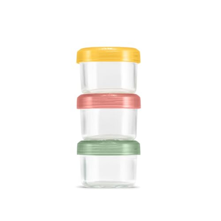 Glass Container Set - Farbige Glas-Mahlzeitvorbereitungssets, auslaufsichere Glas-Lebensmittelbehälter mit luftdichten