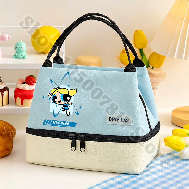 Meal Prep Bag - Kawaii The Powerpuff Girls Anime Lunch-Tasche