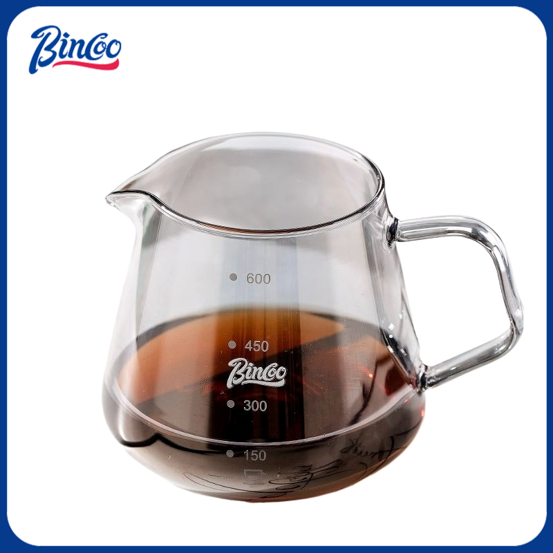 Glass Container Set - Bincoo Thea Glaskanne für Kaffeegenuss, Filterbecher,