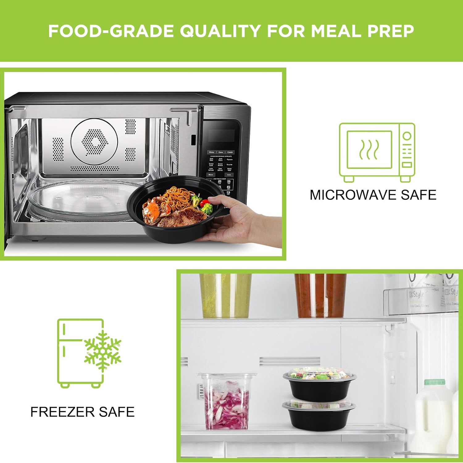 Meal-Prep-Behälter mit Deckel  – Meal Prep Containers Bewertung und Preis