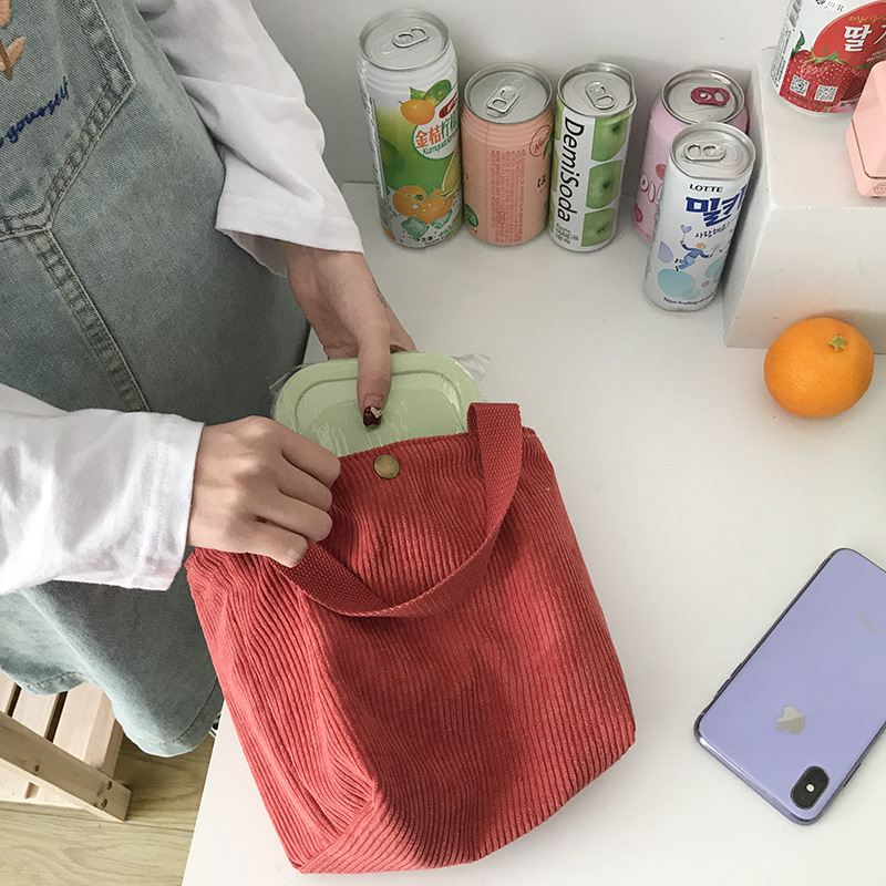 Kleine Cord-Lunchtasche für Fr – Meal Prep Bag Bewertung und Preis