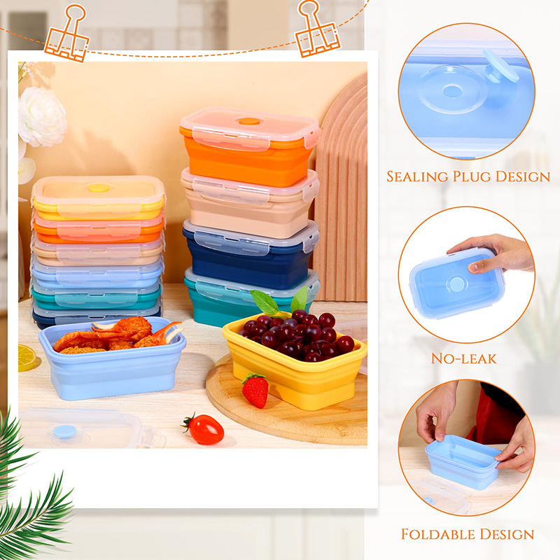 Zusammenklappbare Frischhalted – Meal Prep Tupperware Bewertung und Preis