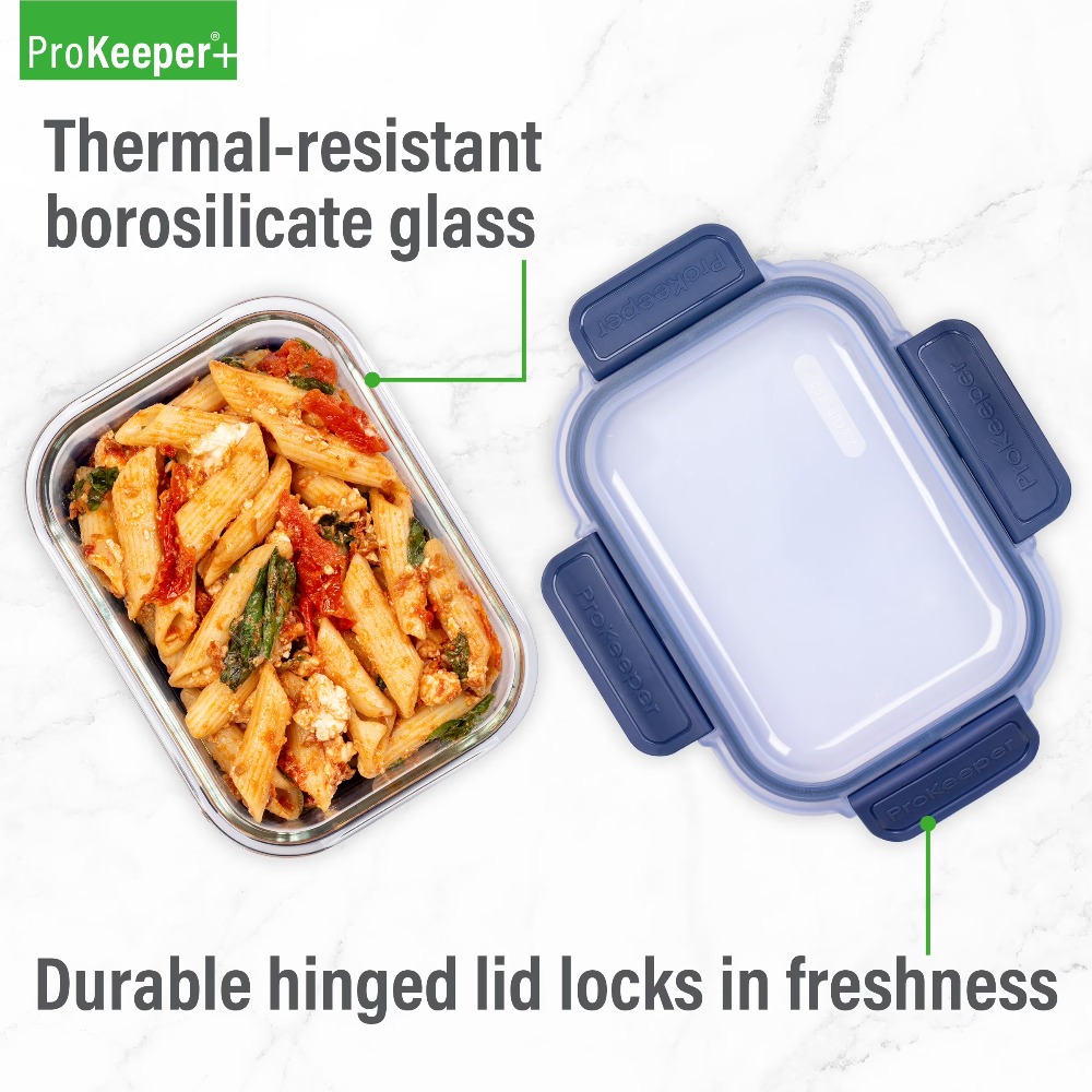 2,8-Cup Glas-Lebensmittelbehäl – Meal Prep Containers Bewertung und Preis