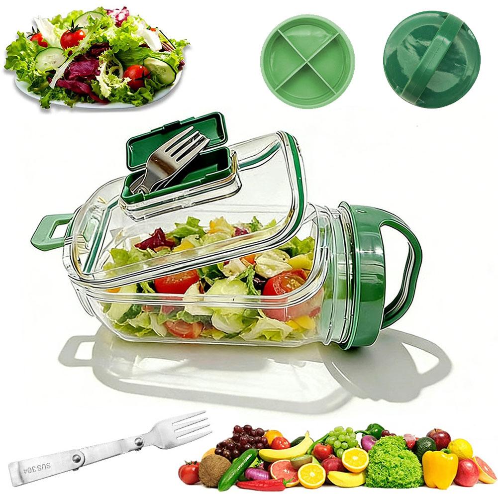 Tragbarer Salatbehälter mit Ga – Meal Prep Containers Bewertung und Preis