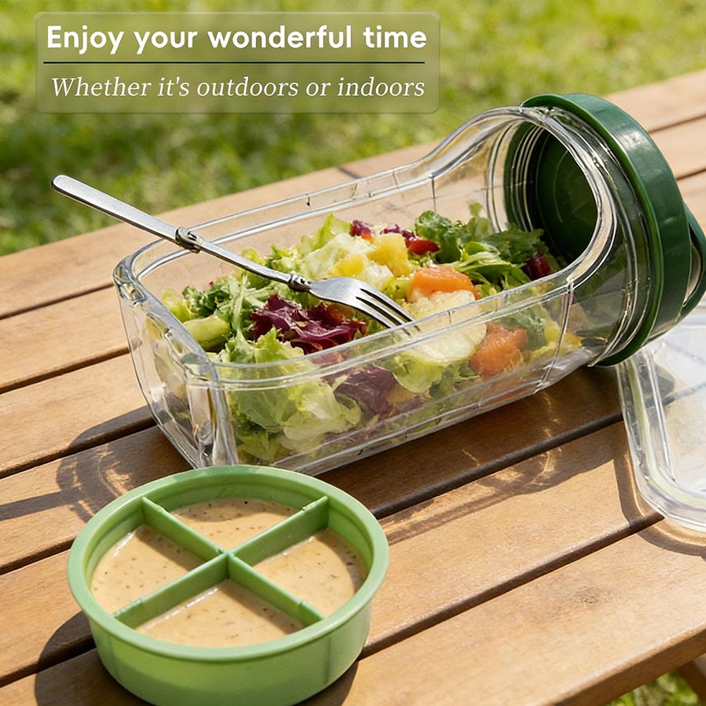 Tragbarer Salatbehälter mit Ga – Meal Prep Containers Bewertung und Preis