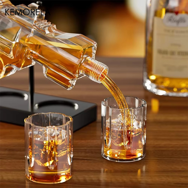 KEMORELA Revolver Glas Dekante – Glass Container Set Bewertung und Preis