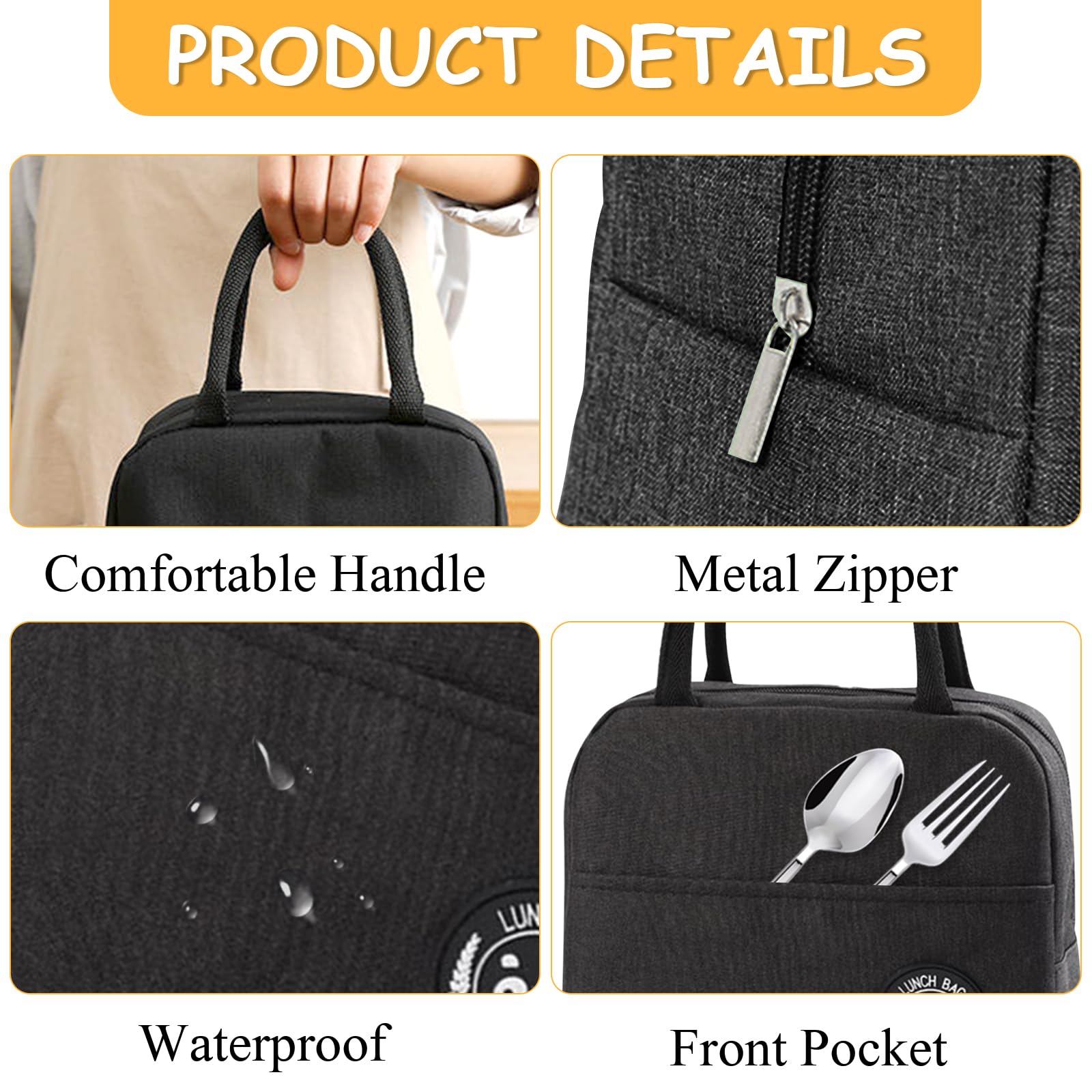 Isolierte Kühltasche für Fraue – Meal Prep Bag Bewertung und Preis