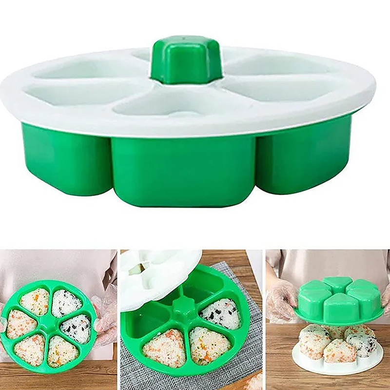 Neueste 6-Fach Reisbällchen-Pr – Rice Ball Mold Bewertung und Preis