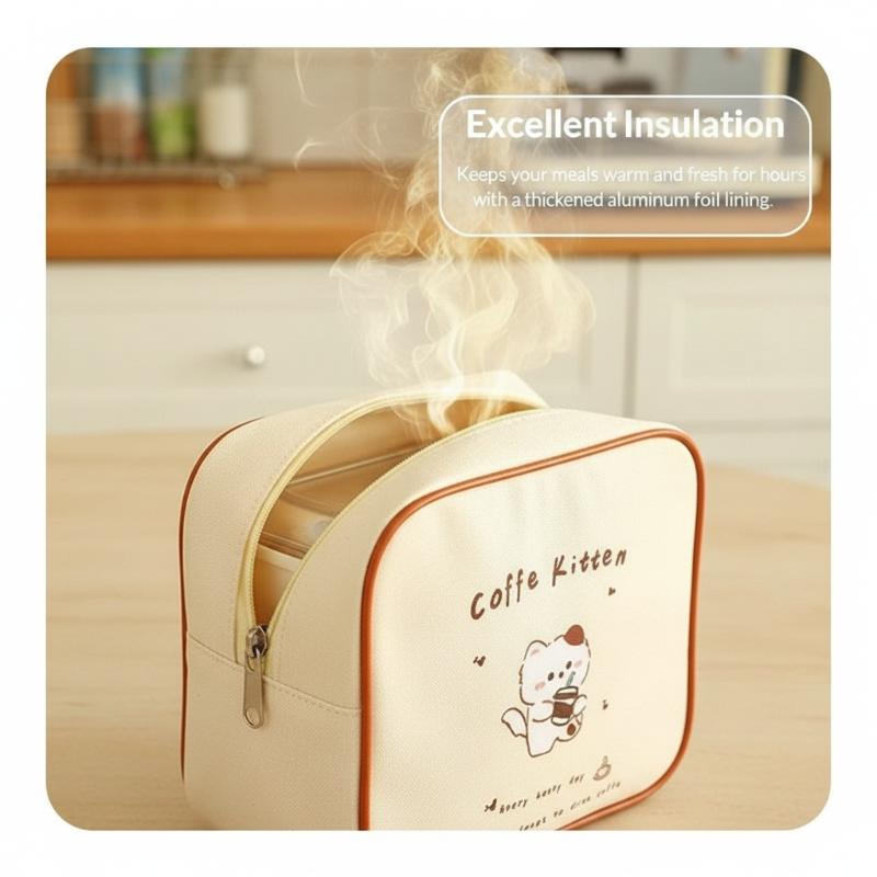Niedliche Cartoon-Isolierte-Lu – Meal Prep Bag Bewertung und Preis
