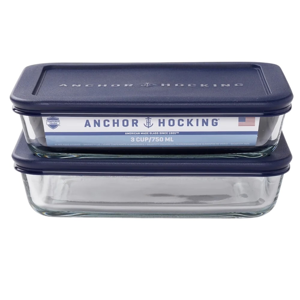 Glas-Lebensmittelbehälter mit  – Glass Container Set Bewertung und Preis