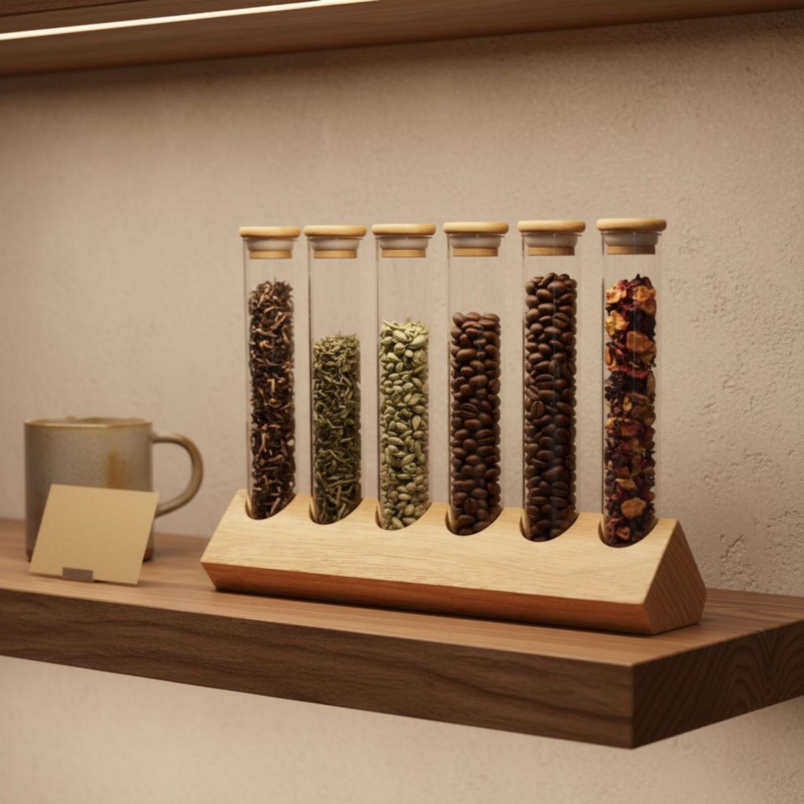 Glasröhren-Behälterset mit Hol – Glass Container Set Bewertung und Preis