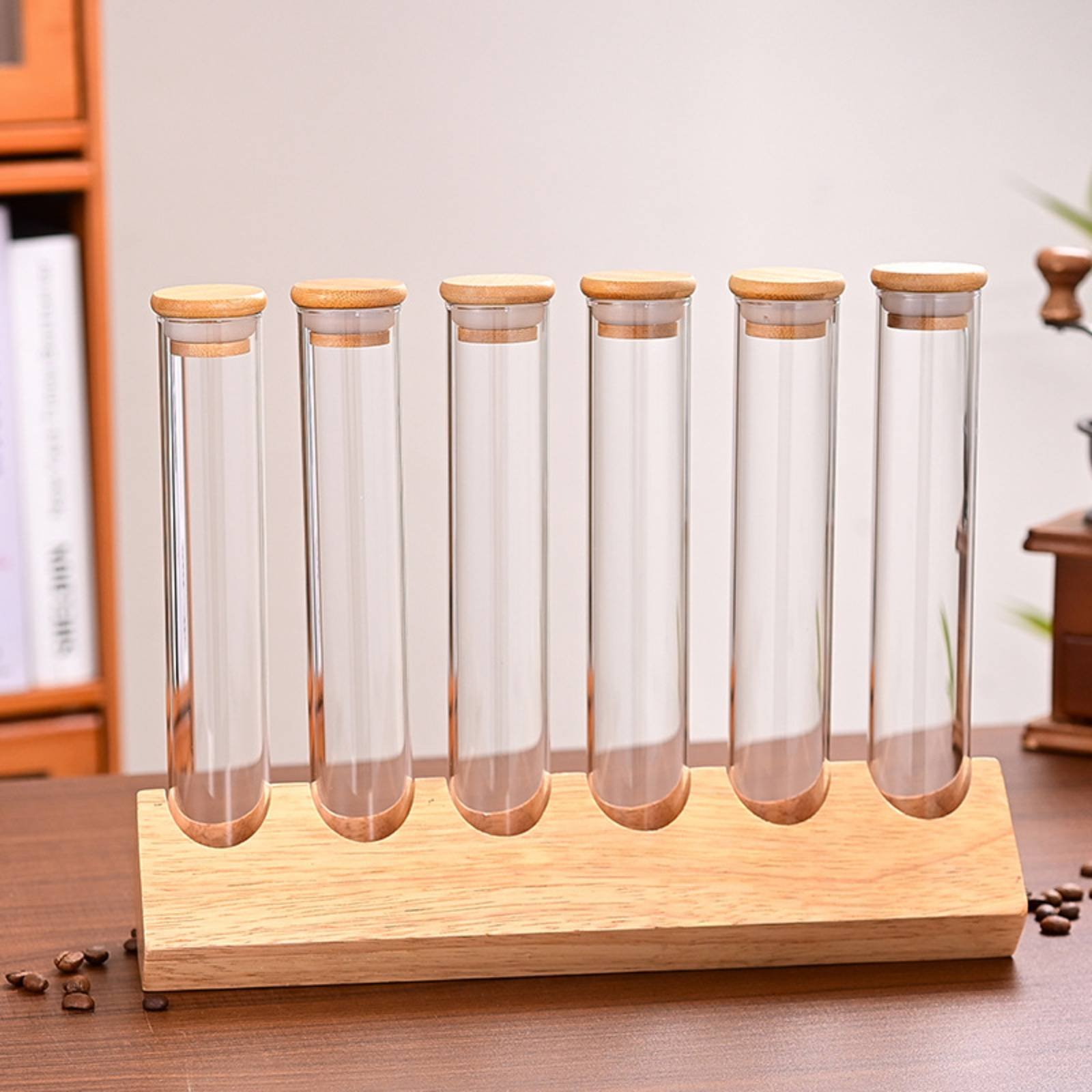 Glasröhren-Behälterset mit Hol – Glass Container Set Bewertung und Preis