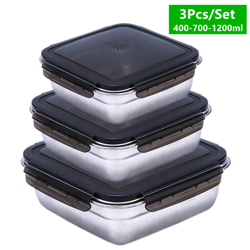 1200/750/400 ml Lunchbox-Sets, – Meal Prep Tupperware Bewertung und Preis