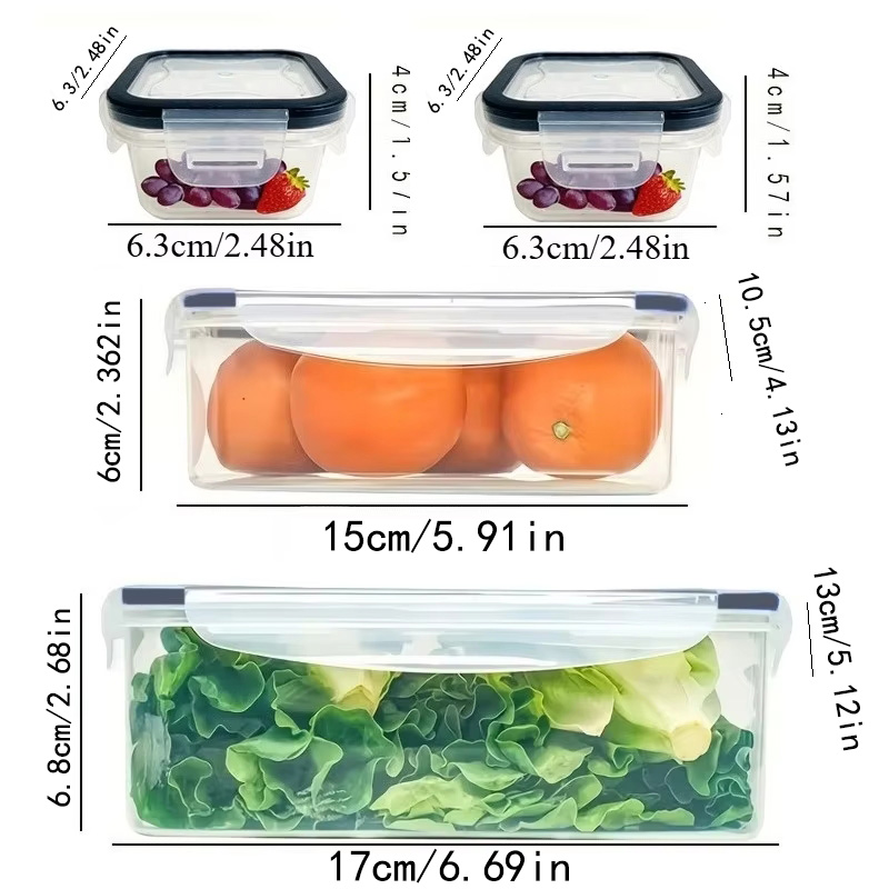 8-teiliges Set mit 4 Behältern – Glass Container Set Bewertung und Preis