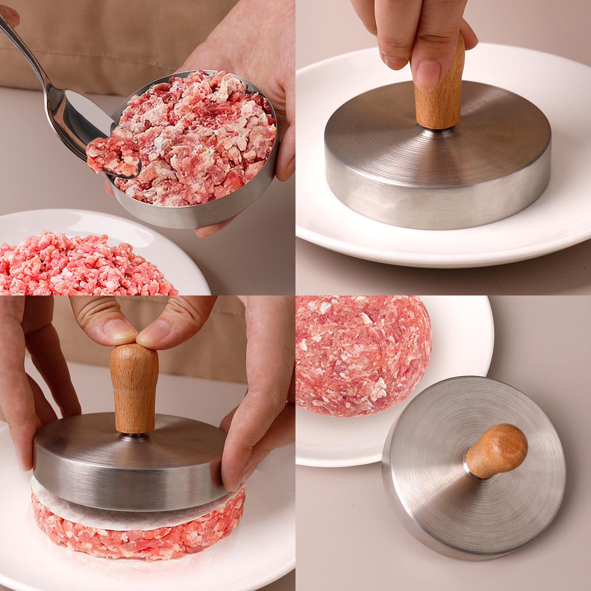 Edelstahl-Burgerform für Rindf – Rice Ball Mold Bewertung und Preis