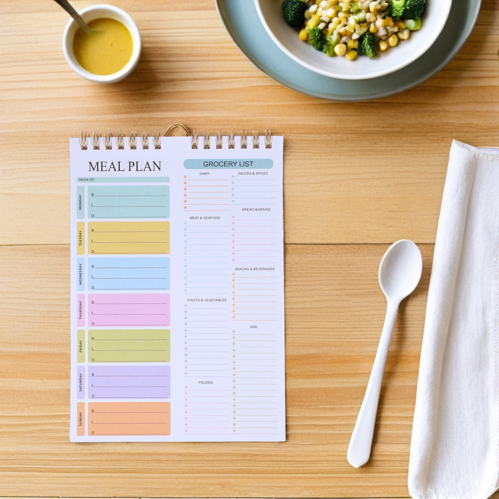 Wöchentlicher Mahlzeitenplaner – Meal Prep Grocery List Bewertung und Preis