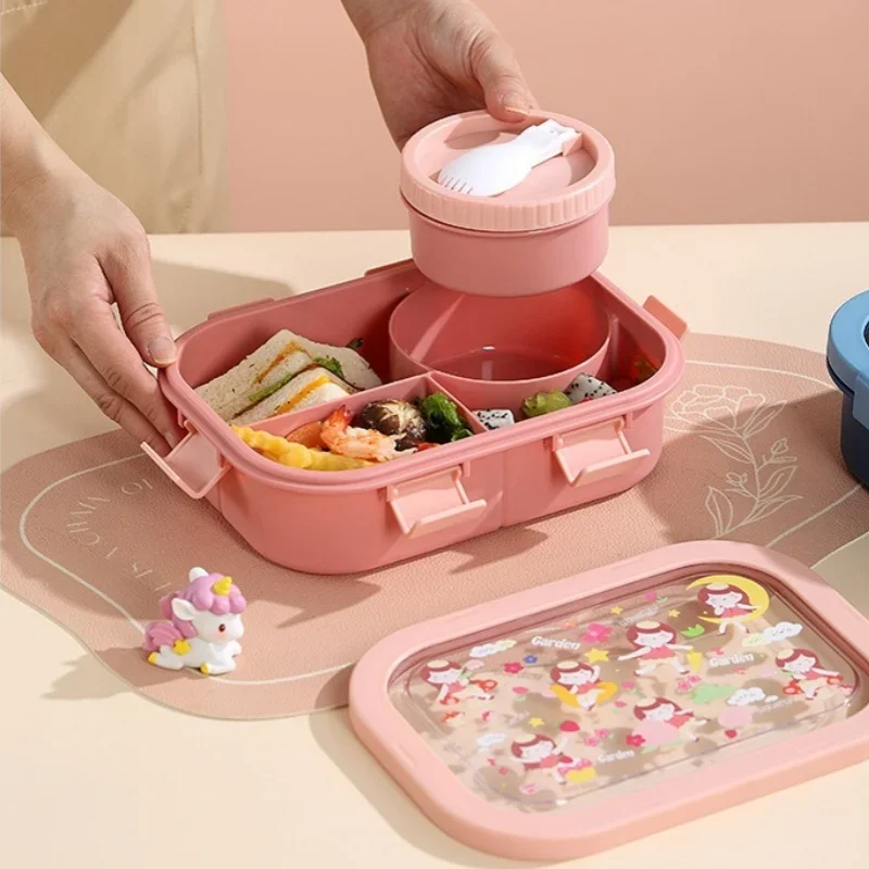 Cartoon-Lunchbox für Studenten – Meal Prep Tupperware Bewertung und Preis