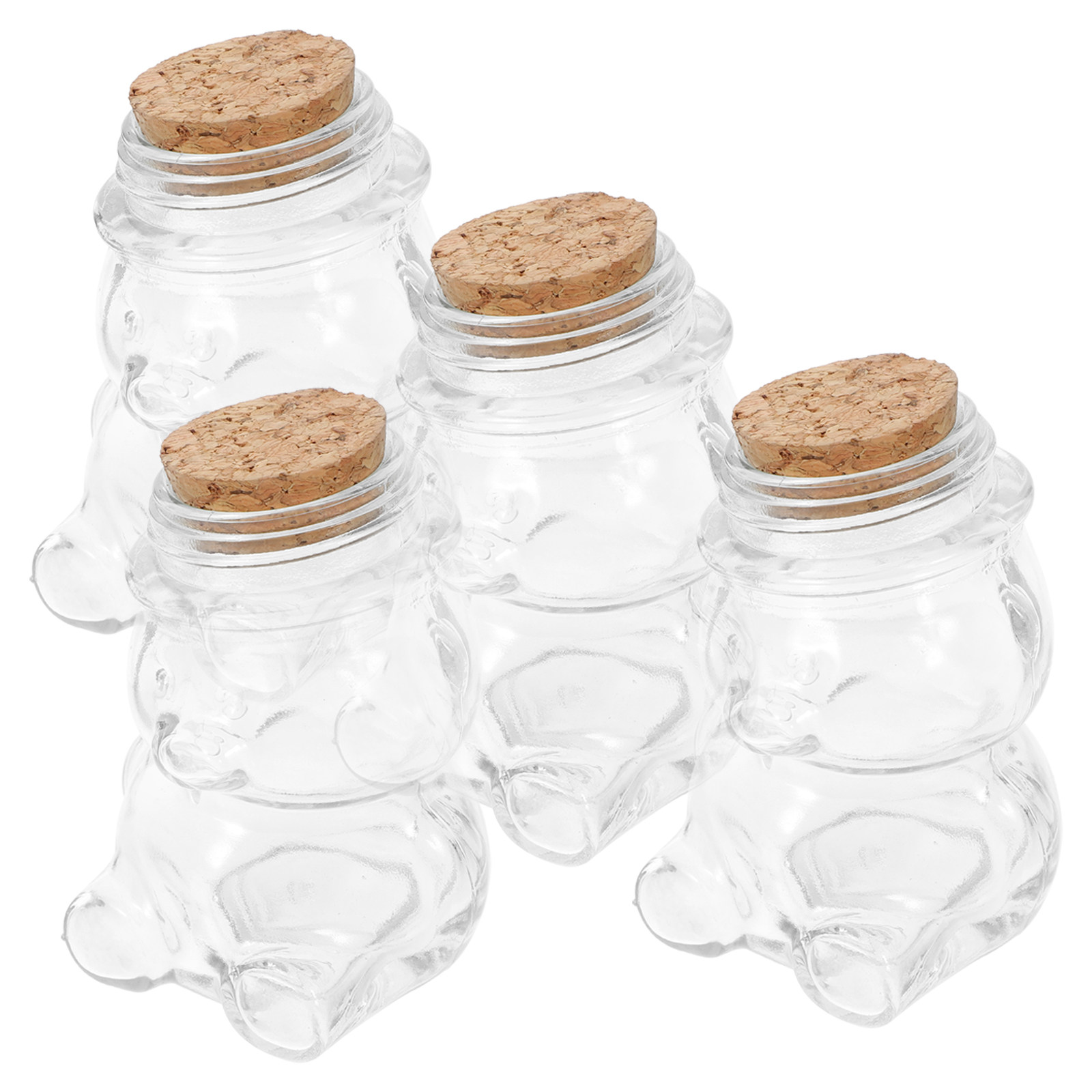 4-teiliges Glas-Bonbonglas-Set – Glass Container Set Bewertung und Preis