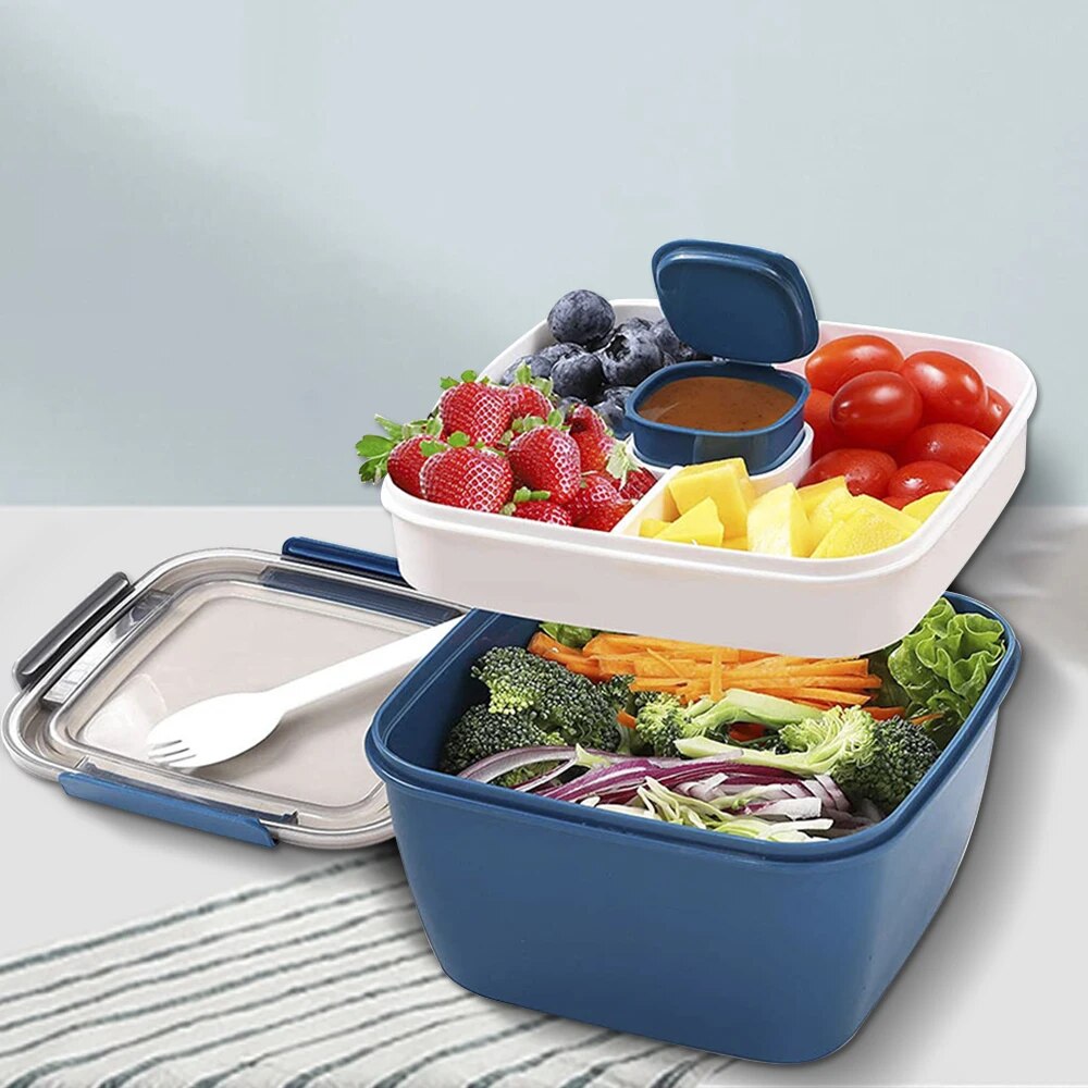 1100 ml/1500 ml Tragbare Lunch – Meal Prep Tupperware Bewertung und Preis