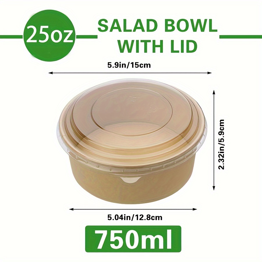 25 Unzen/750 ml 25/50er-Pack P – Meal Prep Containers Bewertung und Preis