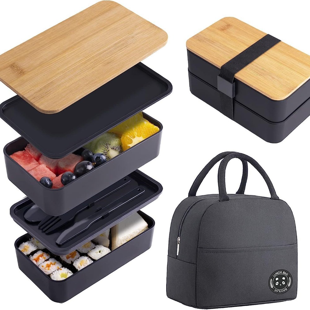1200ml geteilte Brotdose Pickn – Meal Prep Tupperware Bewertung und Preis
