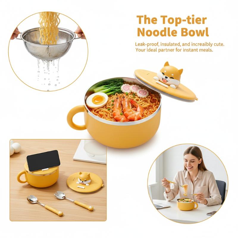 Edelstahl Instant-Nudelschüsse – Meal Preparation Bewertung und Preis