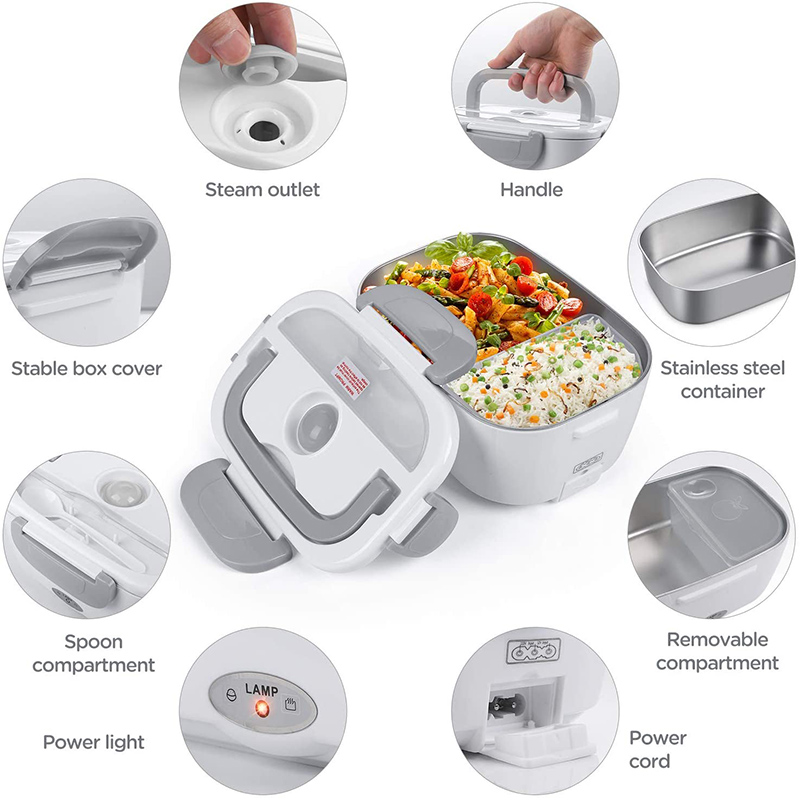 Edelstahl Elektrische Heizung  – Meal Prep Bag Bewertung und Preis